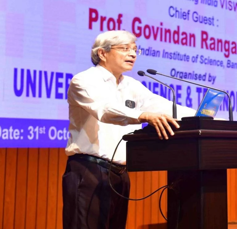Prof Govindan Rangarajan IISc Bangalore
