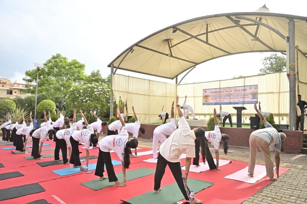 International Yoga Day celebration by IA Ayurvedic College-USTM